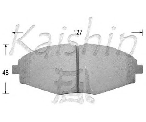 KAISHIN FK11144 Тормозные колодки KAISHIN для CHEVROLET