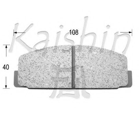 KAISHIN FK3027 Тормозные колодки для MAZDA 6