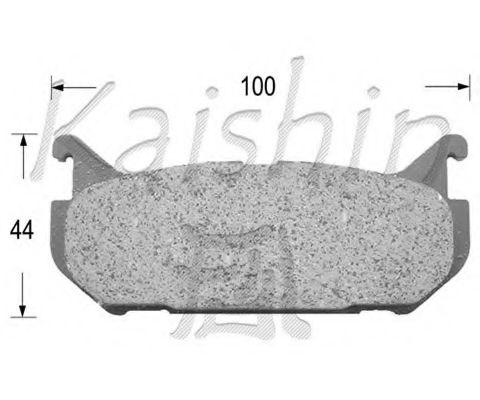 KAISHIN FK3083 Тормозные колодки KAISHIN для MAZDA
