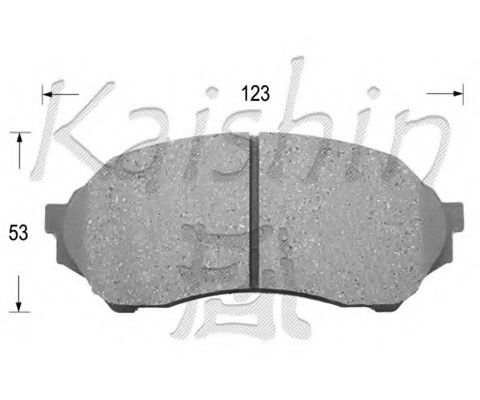 KAISHIN D3109 Тормозные колодки KAISHIN для MAZDA