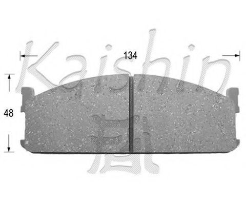 KAISHIN D4001 Тормозные колодки KAISHIN для ISUZU
