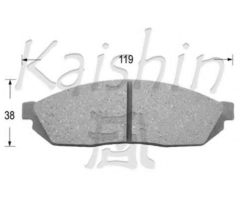 KAISHIN D5009 Тормозные колодки KAISHIN 