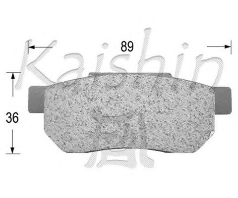KAISHIN D5018 Тормозные колодки KAISHIN для HONDA