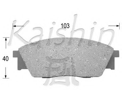 KAISHIN D7013 Тормозные колодки KAISHIN 
