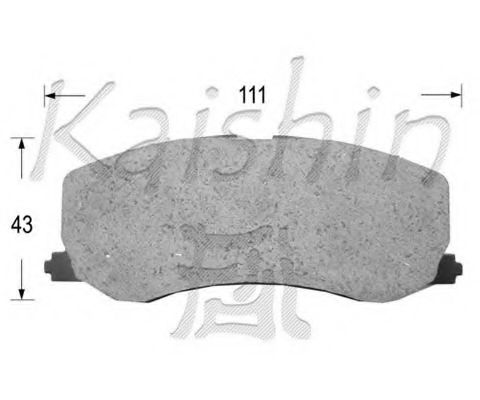 KAISHIN D9015 Тормозные колодки KAISHIN 
