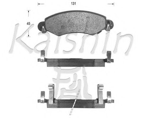 KAISHIN FK9051 Тормозные колодки KAISHIN для OPEL