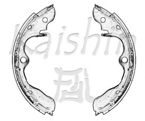 KAISHIN K3326 Ремкомплект барабанных колодок KAISHIN для KIA