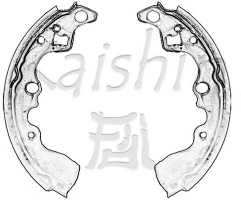 KAISHIN K9927 Ремкомплект барабанных колодок KAISHIN для SUZUKI