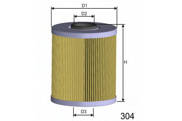 MISFAT L148 Масляный фильтр для ISUZU