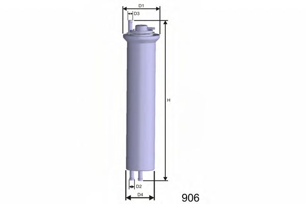 MISFAT E102 Топливный фильтр MISFAT 