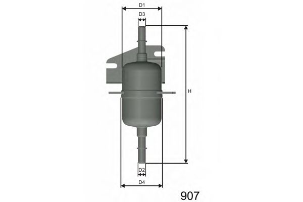 MISFAT E105 Топливный фильтр MISFAT 