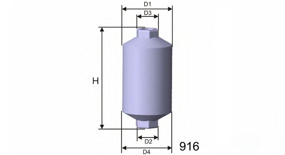 MISFAT E502 Топливный фильтр MISFAT 