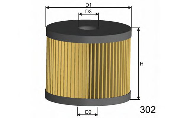 MISFAT L108 Масляный фильтр для VOLVO V70
