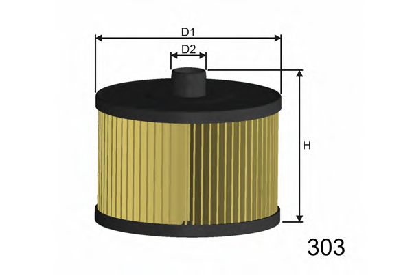 MISFAT L145 Масляный фильтр для RENAULT SCENIC