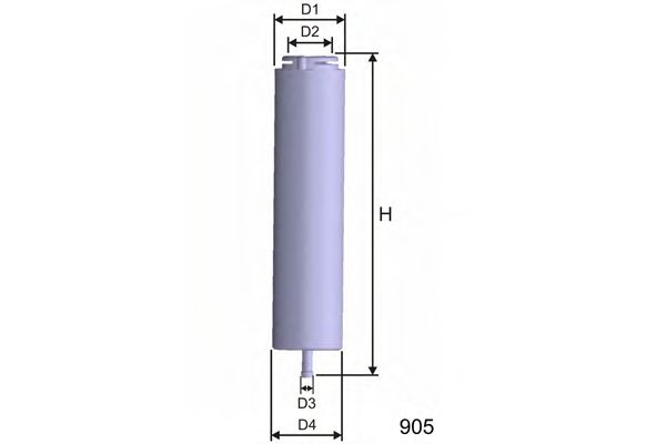 MISFAT E101 Топливный фильтр для MINI