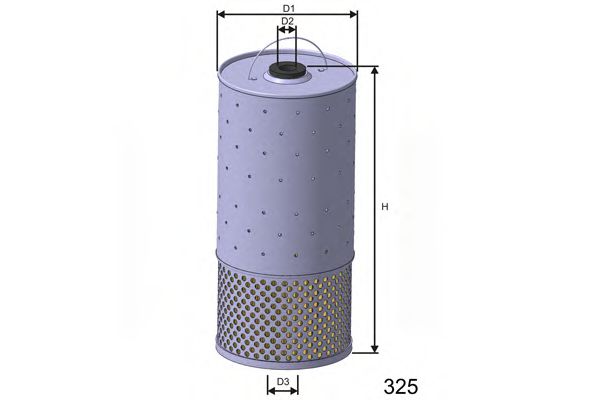 MISFAT L528 Масляный фильтр для DAEWOO