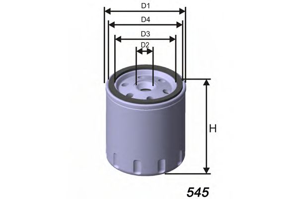 MISFAT Z418 Масляный фильтр для RENAULT SCENIC
