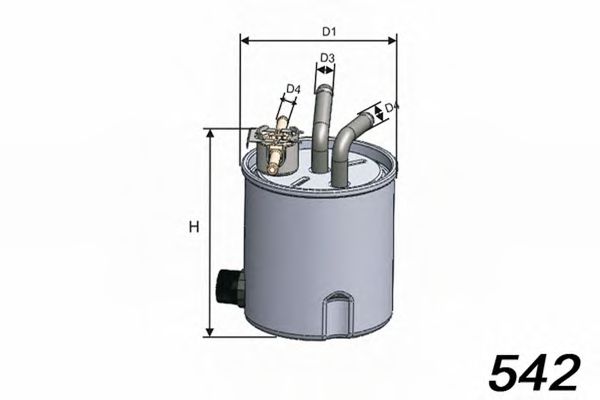 MISFAT M330 Топливный фильтр MISFAT для SKODA