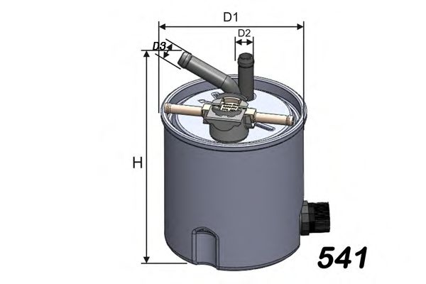MISFAT M556 Топливный фильтр MISFAT 