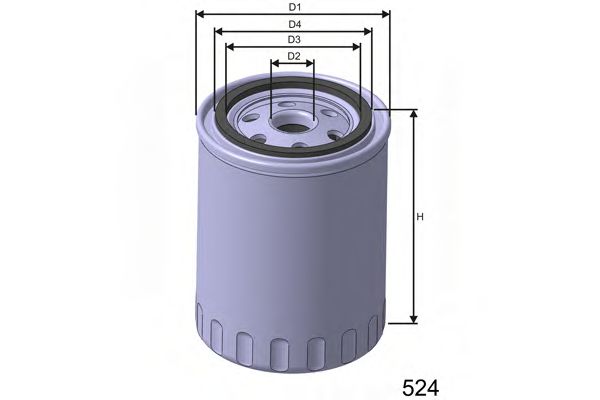 MISFAT M395 Топливный фильтр MISFAT 