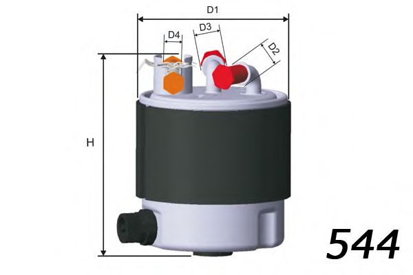 MISFAT M505 Топливный фильтр MISFAT 