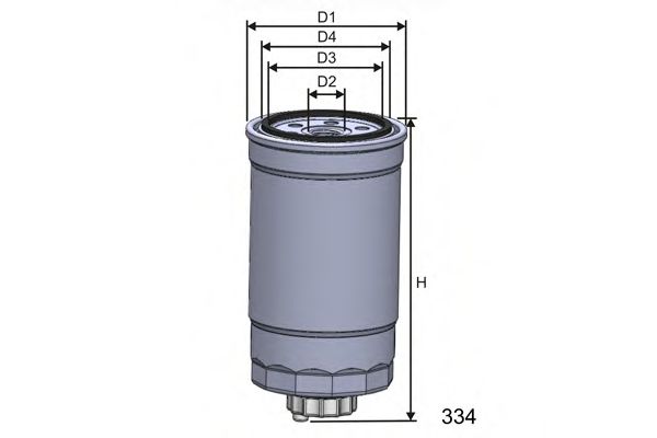 MISFAT M351A Топливный фильтр MISFAT 