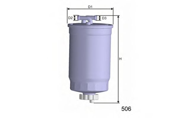 MISFAT M365 Топливный фильтр MISFAT 