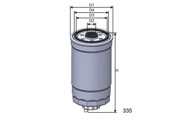 MISFAT M324 Топливный фильтр MISFAT 
