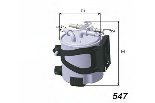 MISFAT M540 Топливный фильтр MISFAT 