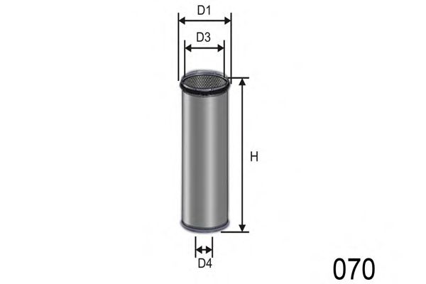 MISFAT R165 Воздушный фильтр MISFAT 