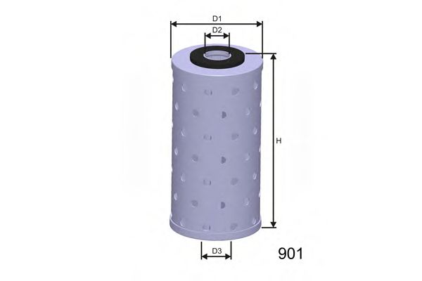 MISFAT C059 Топливный фильтр для IVECO