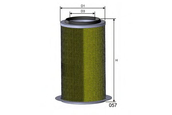 MISFAT R285 Воздушный фильтр MISFAT 