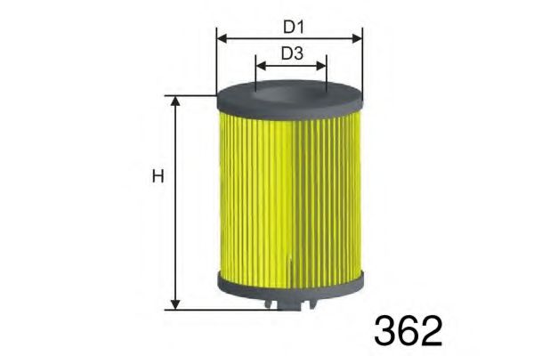 MISFAT L135 Масляный фильтр MISFAT 