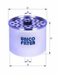 UNICO FILTER FP786x Топливный фильтр UNICO FILTER 