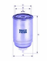 UNICO FILTER FI8155 Топливный фильтр UNICO FILTER 