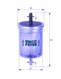 UNICO FILTER FI8145 Топливный фильтр UNICO FILTER 