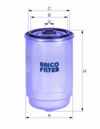 UNICO FILTER FI815811 Топливный фильтр UNICO FILTER для AUDI
