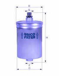 UNICO FILTER FI81463 Топливный фильтр UNICO FILTER 