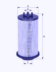 UNICO FILTER EFP92041x Топливный фильтр для MERCEDES-BENZ CAPACITY