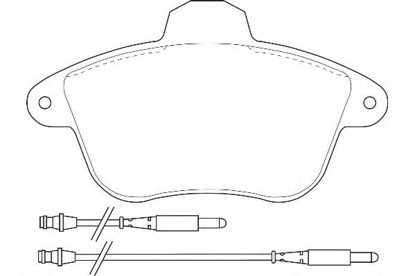 WAGNER WBP21507A Тормозные колодки WAGNER для PEUGEOT