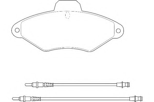 WAGNER WBP21631A Тормозные колодки WAGNER для CITROEN