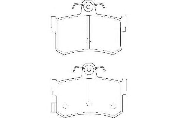 WAGNER WBP21682A Тормозные колодки WAGNER 