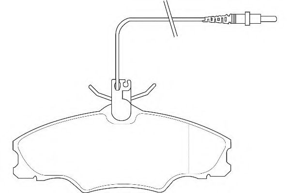 WAGNER WBP21724A Тормозные колодки WAGNER 