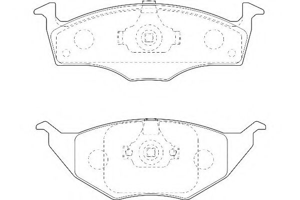 WAGNER WBP23394A Тормозные колодки WAGNER 