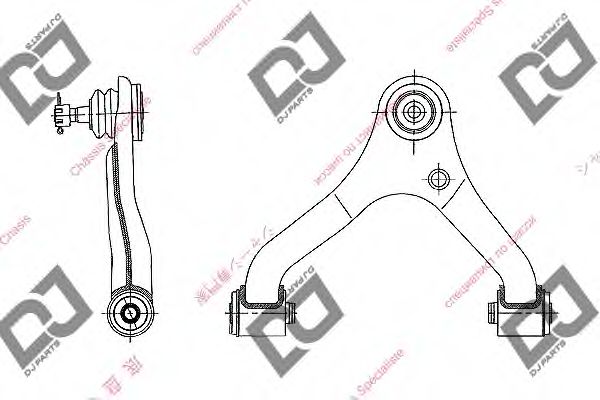 DJ PARTS DA1453 Рычаг подвески для TOYOTA HILUX (Тойота Хилуx)