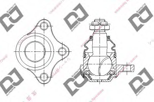 DJ PARTS DB1258 Шаровая опора DJ PARTS 