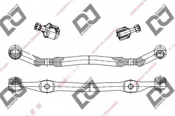 DJ PARTS DC1025 Продольная рулевая тяга DJ PARTS DC1025 Продольная рулевая тяга