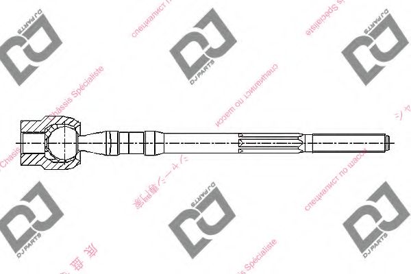 DJ PARTS DR1256 Наконечник рулевой тяги для SUZUKI CARRY фургон (FD) 1.3 16 V