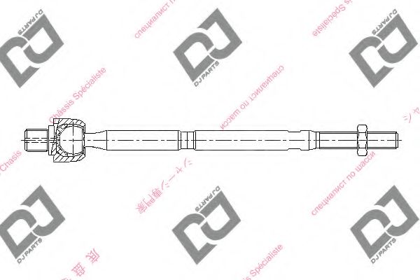 DJ PARTS DR1280 Наконечник рулевой тяги DJ PARTS для OPEL