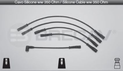 06.544 BRECAV Комплект проводов зажигания 06.544 BRECAV Комплект проводов зажигания